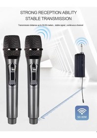 Resim Ultratekno Wn-04 Amfi Hoparlör Ses Sistemi İçin Telsiz Mikrofon 