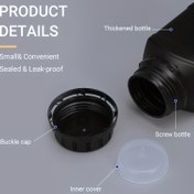 Resim 2 adet Kare Laboratuvar Kimyasal Reaktif Şişeleri 1000ml/34oz - Sızdırmaz, Kırılmaya Karşı Dirençli PE Plastik Kaplar Kalınlaştırılmış Şişelerle, Vidalı Kapak & İç Kapak Sıvılar, Katılar, Tozlar için - Laboratuvar, Tıp ve Laboratuvar Depolama için İdeal, Güvenli Mühürleme, Yüksek Kaliteli Mühürleme, Bilim Öğrencileri, Geniş Ağız Tasarımı, Dayanıklı Yapı, Araştırma Profesyonelleri 