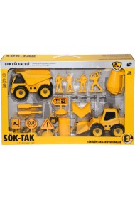 Resim Can-Em Oyuncak Sök Tak Dozer ve İnşaat Seti 22 Parça 