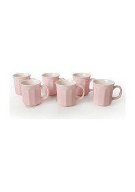 Resim Keramika Açık Pembe/krem Herakles Kupa 9 Cm 6 Adet 550/030 