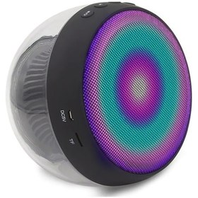 Resim 3D Led Işıklı USB SD FM Destekli Ses Bombası Bluetooth Hoparlör 