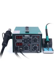 Resim Yihua 852D+SE Pump Sıcak Hava Üflemeli Pompalı Havya Istasyonu 