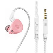 Resim Mufunye Qkz Ak6-x Kulak İçi Kablolu Kulaklık, 3.5mm Bağlantı, 10mm Dinamik Sürücü, Mikrofonlu Kablolu Kontrol, Pembe Model: Ak6-x 