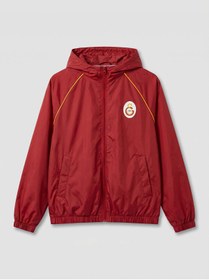 Resim LC Waikiki GÜLİS GİYİM'DEN Kırmızı Kapüşonlu Galatasaray Lisanslı Erkek Çocuk Yağmurluk 
