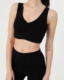 Resim V Yaka Yoga Bra 