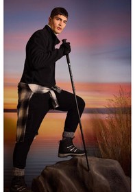 Resim Defacto Regular Fit Beli Bağcıklı Kargo Cepli Polar Eşofman Altı F1737ax25wnbk81 Siyah 