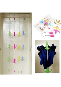 Resim Dolap İçi Düzenleyici Askı Elbise Giysi Organizer Sihirli Askılık Çok Renkli 