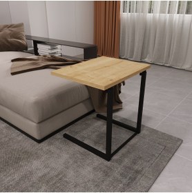 Resim Alina Dizayn Merry Ayarlanabilir Laptop,yan Sehpa Safirmeşe 