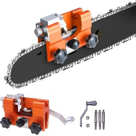Resim Takım, Motorlu Testere Biley Kit'i, Hızlı Zincir Testere Bileyici Aracı, Taşınabilir Motorlu Testere Biley Jigi, El Koluyla Motorlu Testere Bıçağı Bileyici, Elektrikli Motorlu Testere Dosya/Bileyici Aksesuarları Tüm Çeşit Zincir Testere İçin 