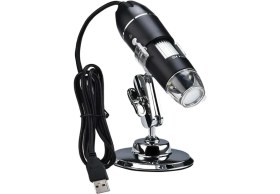 Resim Alfalink 1600X Zoom 2mp USB Dijital Mikroskop 8 Ledli Kamera Saç, Cilt Analizi, Eğitim, Endüstriyel 