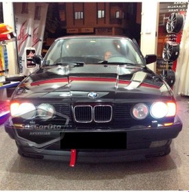 Resim Bmw 5 Serisi E34 1987-1996 Uyumlu Üniversal Laguna Lip Esnek Ön Lip 2 Parça Tampon Altı Dil Karlık Ön Ek 00 Şüscaroto Aksesuar 