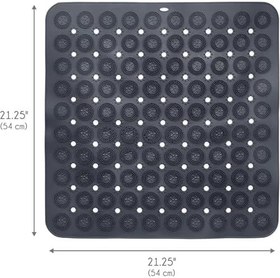 Resim Seahome Kaydırmaz Duşakabin Banyo Ve Duş Paspası Kare Masajlı 54 X 54 Cm ANTRASİT SEA150A 