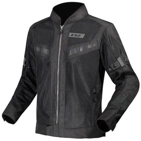 Resim Ls2 Blade Air Korumalı Motosiklet Montu Yazlık Siyah 