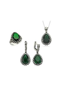 Resim Gümüş Hürrem Sultan Bayan Set St0470317 Gümüş 
