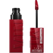 Resim Maybelline super stay vinyl ink uzun süre kalıcı likit parlak ruj 10 lippy 
