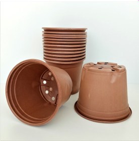 Resim Saksı 15X13 Cm 15 Adet Vakum Saksı Üretim Saksısı Çiçek Saksısı 