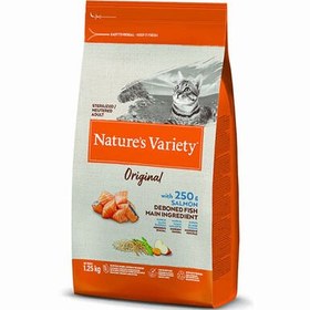 Resim Natures Variety Sterilised Somonlu Kısırlaştırılmış Kedi Maması 1,25 Kg 