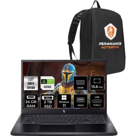 Resim Acer Nitro V 15 Intel Core I5 13420H 24GB 2tb SSD RTX4050/6GB 15.6'' Fhd 144Hz W11H Taşınabilir Bilgisayar & Per4 Çanta NHQNBEY004P354 