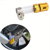 Resim 1 Set Motorlu Araba Değiştirme Aksesuarları, Filtre ve Kap ile Alüminyum Hava Filtresi Drenaj Borusu 