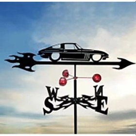 Resim Rogfer Bahçe Ve Dış Mekan Dekoru İçin Paslanmaz Çelik Falcon Rüzgar İkonu, Dayanıklı Taşlı Araç Modeli, Ev Dekoru Aksesuarı 