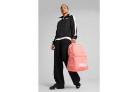 Resim Puma PHASE Pembe Erkek Sırt Çantası Standart Boyut Polyester Malzemeden Düz Desenli 