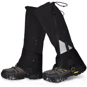 Resim Jeemson Kışın Dağcılık Ve Kayak İçin Su Geçirmez Kar Botu Kılıfı - Siyah, L Boy Siyah 