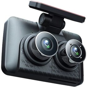 Resim Mufunye Araba Kamera Aksesuarları Sürüş Kaydedici Hd1080p 3 Ekran 