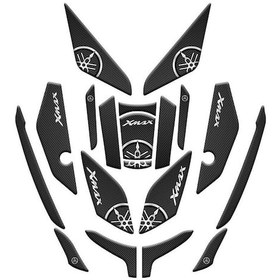 Resim Yamaha Xmax 2024 Uyumlu Tank Pad Set 001 Çok Renkli 