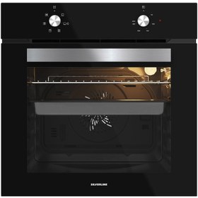 Resim Silverline BO6502B02 - CS5335B02 - 3481 Flam 60 Siyah Ankastre Set 