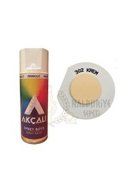 Resim Akçalı Akrilik Sprey Boya Krem 400 Ml - 302 