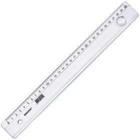 Resim Brons Mercekli Plastik Cetvel 30 CM Br-225 Şeffaf 