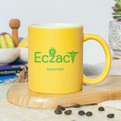 Resim Kişiye Özel Eczacı Sarı Kupa Bardak 