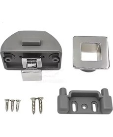 Resim SHUIVAN Lüks Basçek Kilit Basmalı Dolap Kilidi Kare 30mm - Parlak 