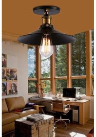 Resim Riolight Retro Tavan Avize-Armatür Çap:30Cm 