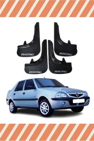 Resim bgfix Dacia Solenza Racing Yazılı 4'lü Tozluk Çamurluk Paçalık 
