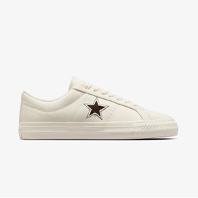 Resim Converse Cons One Star Pro Herringbone Kadın Krem Sneaker 