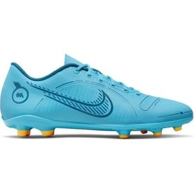 Resim Nike Mercurial Jr Vapor 14 Club Fg / Mg Soccer Shoes Krampon Mavi Mavi 