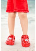 Resim Kiko Kids Eva Plaj Havuz Okul Kreş Kız Çocuk Terlik Twg 755 Kırmızı 