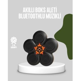 Resim Zero Land Snmswrld Akıllı Müzikli Boks Makinesi Bluetooth Bağlantılı Işıklı Hedefli Fitness Aleti 