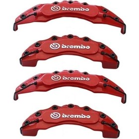 Resim Brembo Kırmızı Renk Kaliper Kapağı 4lü Yağ Hortumlu 