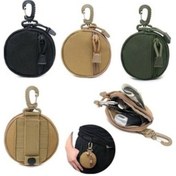 Resim Zcjb Cep Taşınabilir Mini Para Çantası Anahtarlık Bel Çantası Siyah Siyah 