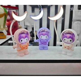 Resim High Quality Astronot Model Karakterli Kalemtraşlı SOFT PEMBE Masa Lambası Gece Lambası 
