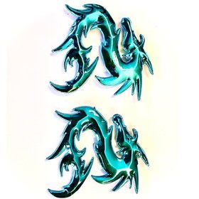 Resim SEVGENT Bisiklet Süs-jant Için Ejderha-yengeç ( Paket 2 Adet ) 