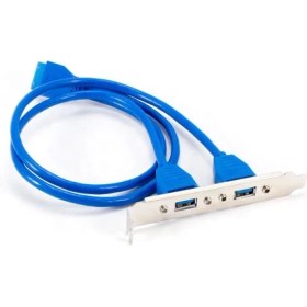 Resim Keepro 19 Pin Panel Tipi USB 3.0 Çoğaltıcı 19 Pin USB 3.0 USB Çoklayıcı Anakart USB 3.0 Çoğaltıcı 50 cm 20 Pin USB 3.0 Çoğaltıcı 