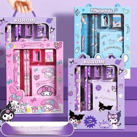 Resim Sanrio için for kuromi & için for my melody Stationery Hediye Seti - Tam Ofis Malzemeleri Kiti, Not Defteri, Kalem, Kalem ve Daha Fazlası, Sevimli Karakter Temalı Kutu İçinde, Doğum Günleri ve Tatiller İçin Mükemmel, Doğum Günü Hediyesi|Oyun Sever Tasarım|Dayanıklı Hediye Kutusu, Sanrio 