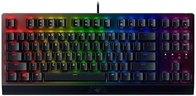 Resim Razer BlackWidow V3 Tenkeyless (Yeşil Anahtar) - Kompakt Mekanik Oyun Klavyesi (Tıklanabilir Mekanik Anahtarlar, Kompakt Form Faktörü, Tamamen Programlanabilir Tuşlar) US-Düzeni | Siyah 