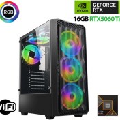 Resim Xaser Thunder X840 Ryzen 7 7700 16GB Ddr5 Ram 1tb M.2 Nvme SSD 16GB RTX5060 Ti Oyuncu Masaüstü Bilgisayarı 