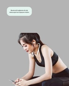 Resim Gürültü Azaltıcı Ergonomik Boyun Askılı Kablosuz Kulaklık 