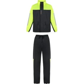 Resim Nukrotech Astarlı Cepli Pvc Motosiklet Yağmurluk Su Geçirmez Alt Üst Takım 