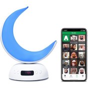 Resim Equantu SQ902 Ay Şeklinde Işıklı Bluetooth Hoparlör 